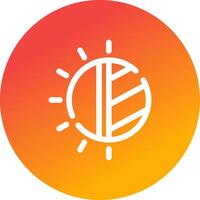 Eclipse Creative Icon Design vector