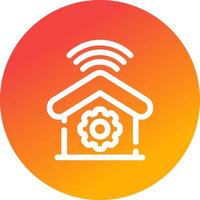 Home Automation Creative Icon Design vector