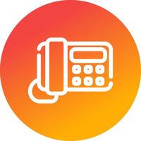 Phone Office Creative Icon Design vector