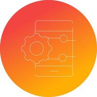 Project Management App Creative Icon Design vector