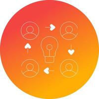 Collaboration Creative Icon Design vector