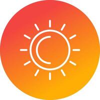 Sun Creative Icon Design vector