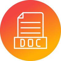 Doc Creative Icon Design vector