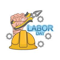 illustration of labor day vector