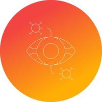 Eye Disease Creative Icon Design vector