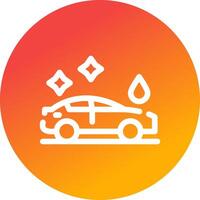 Car Wash Creative Icon Design vector