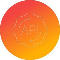 API Creative Icon Design vector