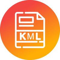 KML Creative Icon Design vector
