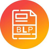 BLP Creative Icon Design vector