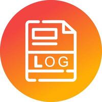 LOG Creative Icon Design vector