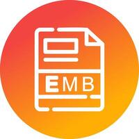 EMB Creative Icon Design vector