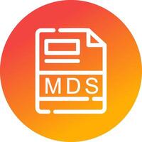 MDS Creative Icon Design vector