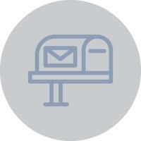 Mail Box Creative Icon Design vector