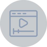 Video Creative Icon Design vector