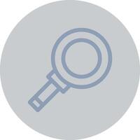 Magnifying Creative Icon Design vector
