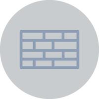 Brick Wall Creative Icon Design vector