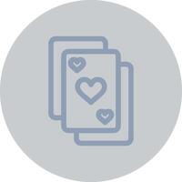 Playing Cards Creative Icon Design vector