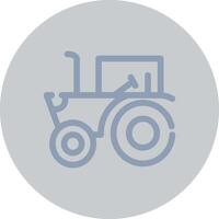 Tractor Creative Icon Design vector