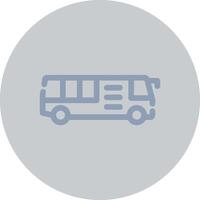 Bus Creative Icon Design vector