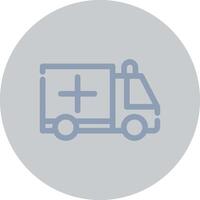 Ambulance Creative Icon Design vector