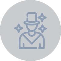 Magician Creative Icon Design vector