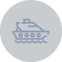 Ship Creative Icon Design vector