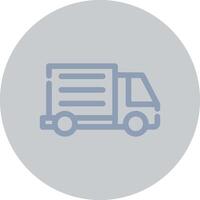 Delivery Truck Creative Icon Design vector