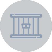 Jail Creative Icon Design vector