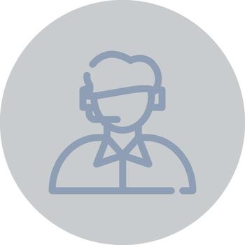 Operator Creative Icon Design vector
