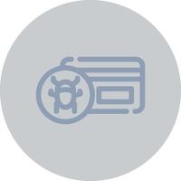 Bug Creative Icon Design vector