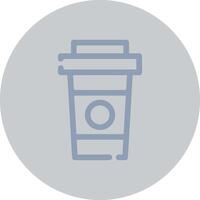 Paper Cup Creative Icon Design vector