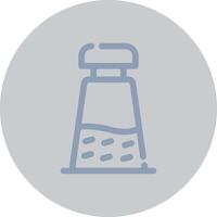 Salt And Pepper Creative Icon Design vector