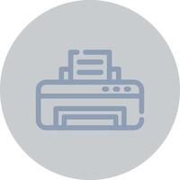 Printer Creative Icon Design vector