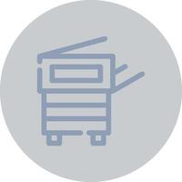 Copy Machine Creative Icon Design vector