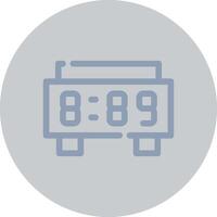 Digital Clock Creative Icon Design vector