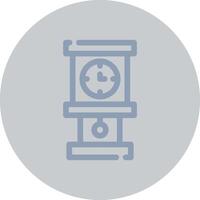 Grandfather Clock Creative Icon Design vector