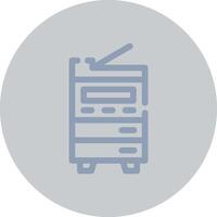 Photocopier Creative Icon Design vector