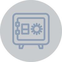 Safe Box Creative Icon Design vector