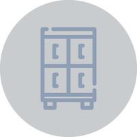 Office Locker Creative Icon Design vector