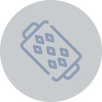 Tray Creative Icon Design vector