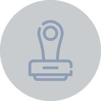 Stamp Creative Icon Design vector