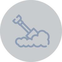 Shovel Creative Icon Design vector