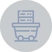 Data Mining Creative Icon Design vector