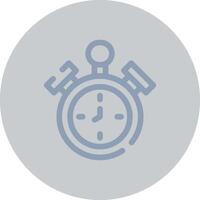 Alarm Clock Creative Icon Design vector