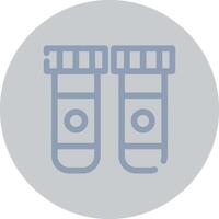 Test Tube Creative Icon Design vector