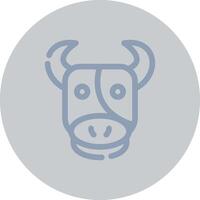Cow Creative Icon Design vector