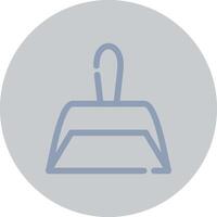 Dust Pan Creative Icon Design vector