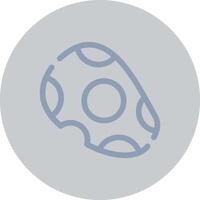 Asteroid Creative Icon Design vector