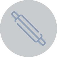 Rolling Pin Creative Icon Design vector