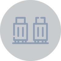 Luggage Creative Icon Design vector